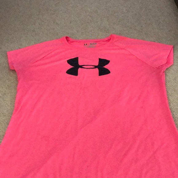 bright pink under armour top